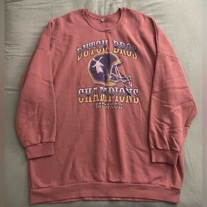 Dutch Bros Pink Sweatshirt